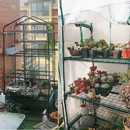 Small Portable Greenhouse for Patio, Deck, and Balcony Gardening