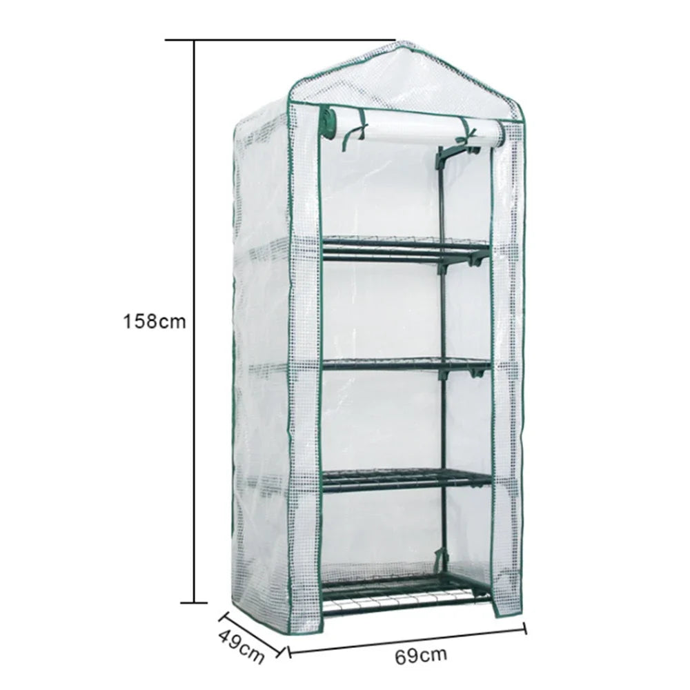 Small Portable Greenhouse for Patio, Deck, and Balcony Gardening