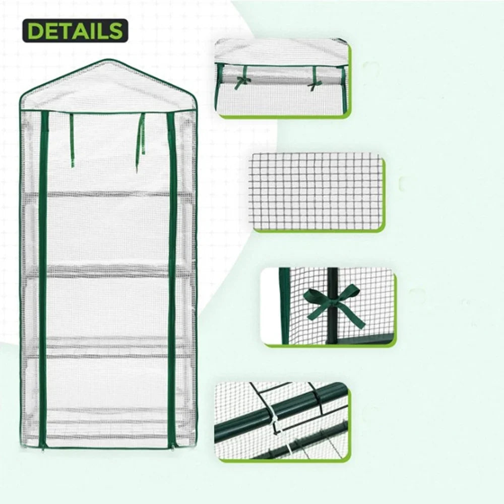 Small Portable Greenhouse for Patio, Deck, and Balcony Gardening